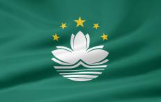 The flag of Macao, a Special Administrative Region of China.