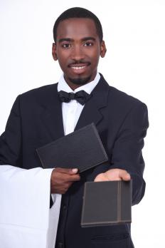 A waiter.