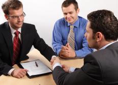 An ombudsman acts as a go-between when two parties are in conflict and appear to be at an impasse in their negotiations.