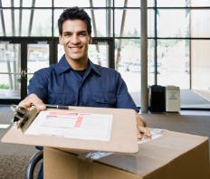 A man presenting a master bill of lading
