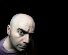 An angry man