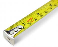 A tape measure.