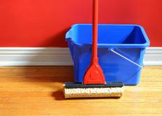 A sponge mop