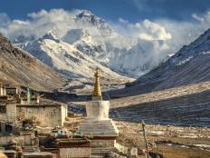 Mount Everest -- the only mountain taller than K2.