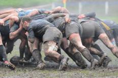 Rugby players may damage the xiphoid process during games.