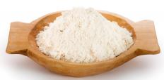 Oat flour, which is made from oat groats.
