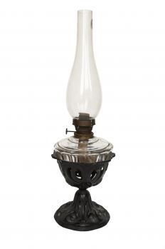 An oil lamp