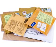 Mail, including some registered mail