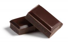 Melted baking chocolate is typically used in French silk pie.