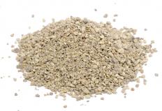 Cat litter containing diatomaceous earth.