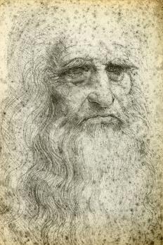 A portrait of Leonardo Da Vinci, a famous Renaissance artist.