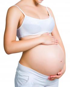 A pregnant woman