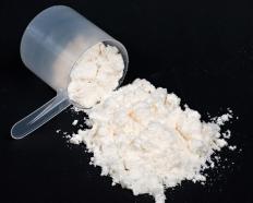 An egg white protein powder.