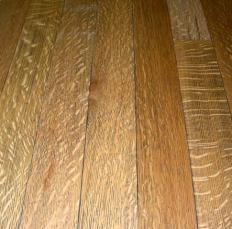 Hardwood flooring can work well for a kitchen.