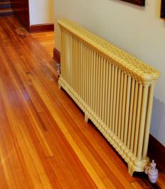 The fins on a radiator act as heat spreaders.