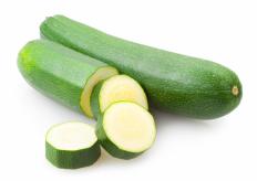 Zucchini, which can be used to make chorba.