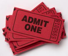 Movie tickets.