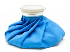 An ice pack, which can help with swelling from a dislocated toe.