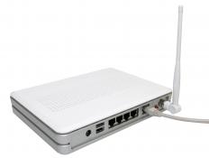 Port triggering turns ports on a router on and off as needed.