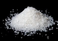 A small pile of salt peter.