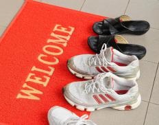 Various types of shoes