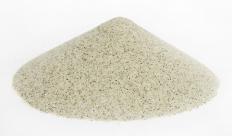 A pile of silica sand.
