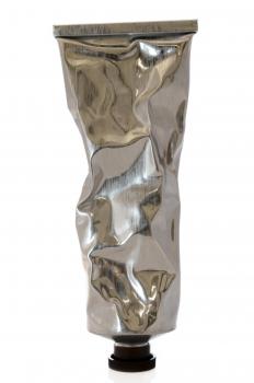 A tube of antibacterial cream.