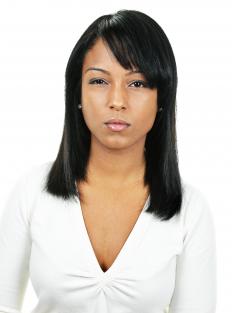 An angry woman