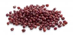 Adzuki beans, which are used to make red bean paste, an ingredient in some dim sum.