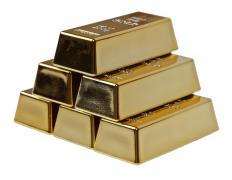Stack of gold bars