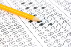 Standardized tests are used to help assess schools under No Child Left Behind.