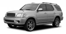 SUV (sport utility vehicle) with tinted windows