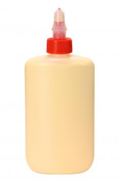 Fabric glue.