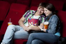 Teenagers on a date.