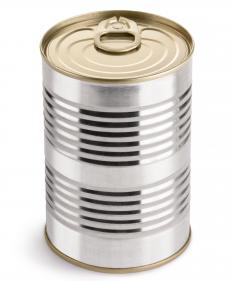 Many emergency shelters have stocks of canned food.