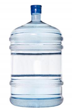 A water cooler bottle.