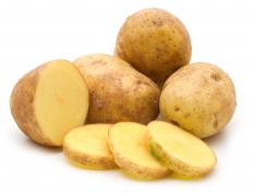 Raw potatoes