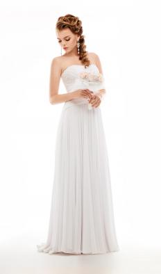 Taffeta is a fabric often used in making wedding gowns.