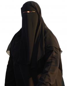A Muslim woman.