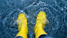 Galoshes are made from molded rubber.