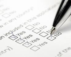 A mortgage application.