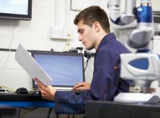 A business intelligence developer works with software and databases.