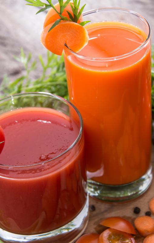Vegetable juice may be consumed during a cleanse.