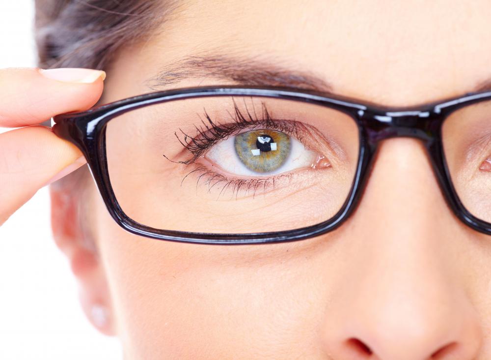 Corrective lenses may help reduce eye strain.