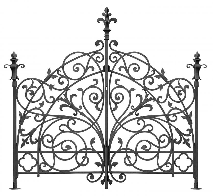 free clip art wrought iron fence - photo #38