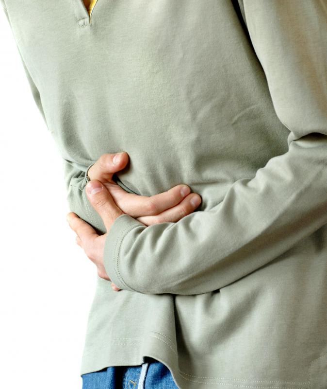 A muscle spasm may involve stomach cramps.