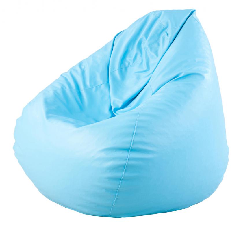 baby blue bean bag