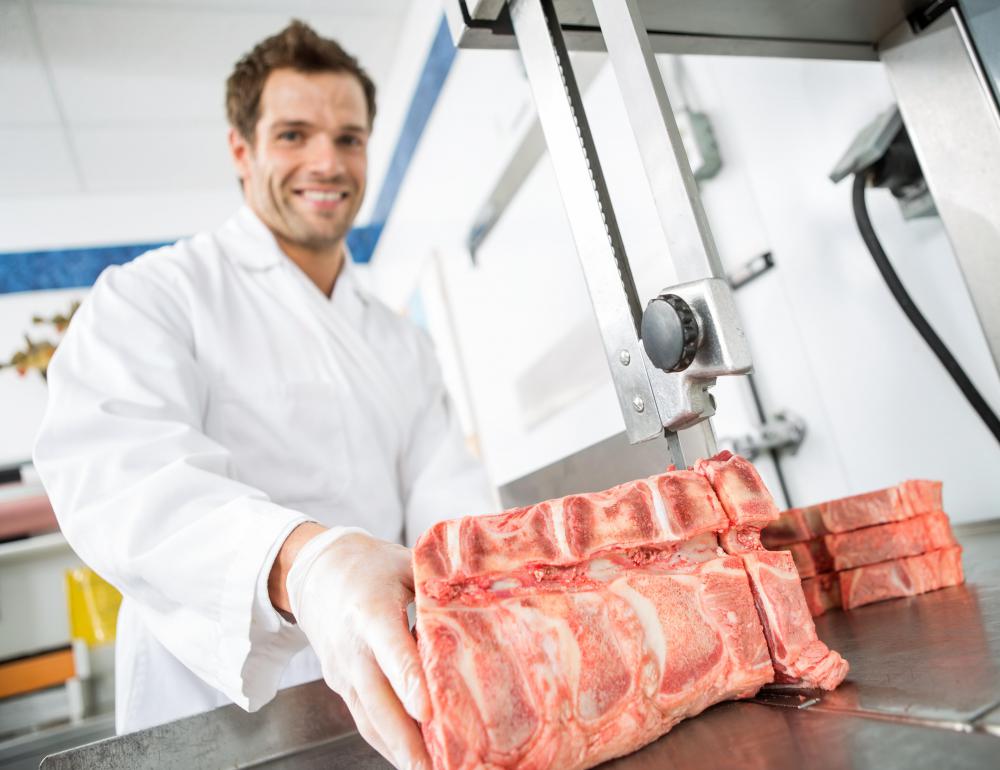 butcher blocks meat