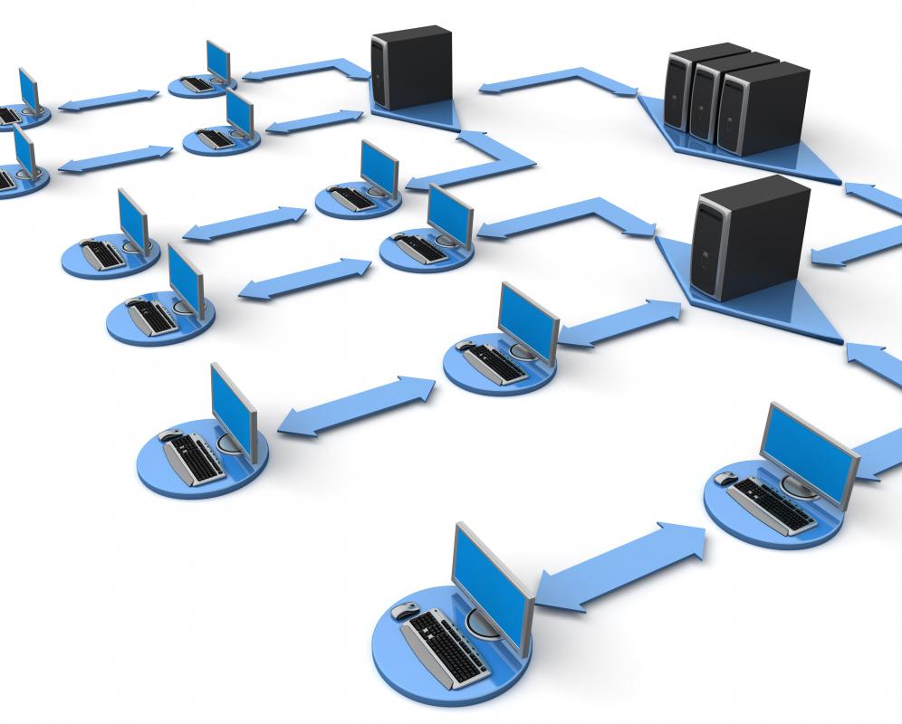 Data moves over networks in small pieces called packets.