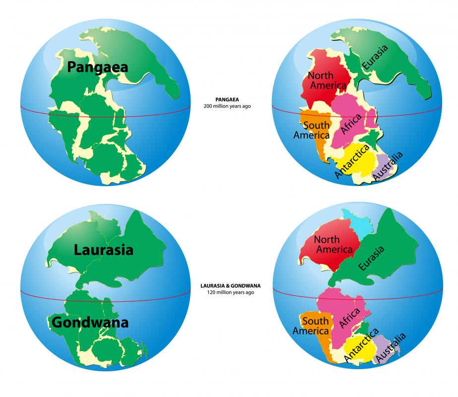 Map Of Pangaea Earth Continents